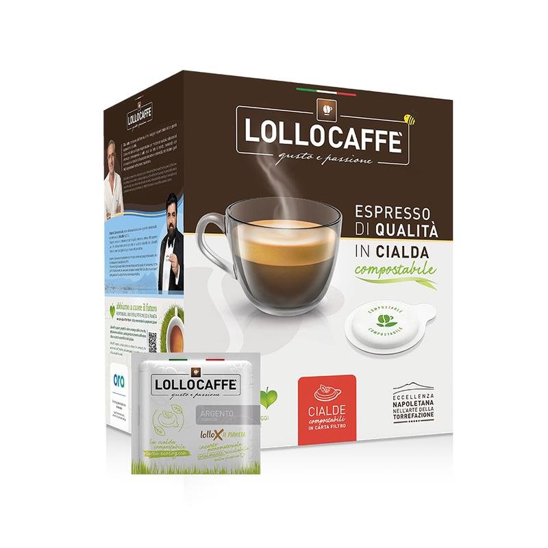 Cialde in Carta Lollo Caffè Miscela Argento